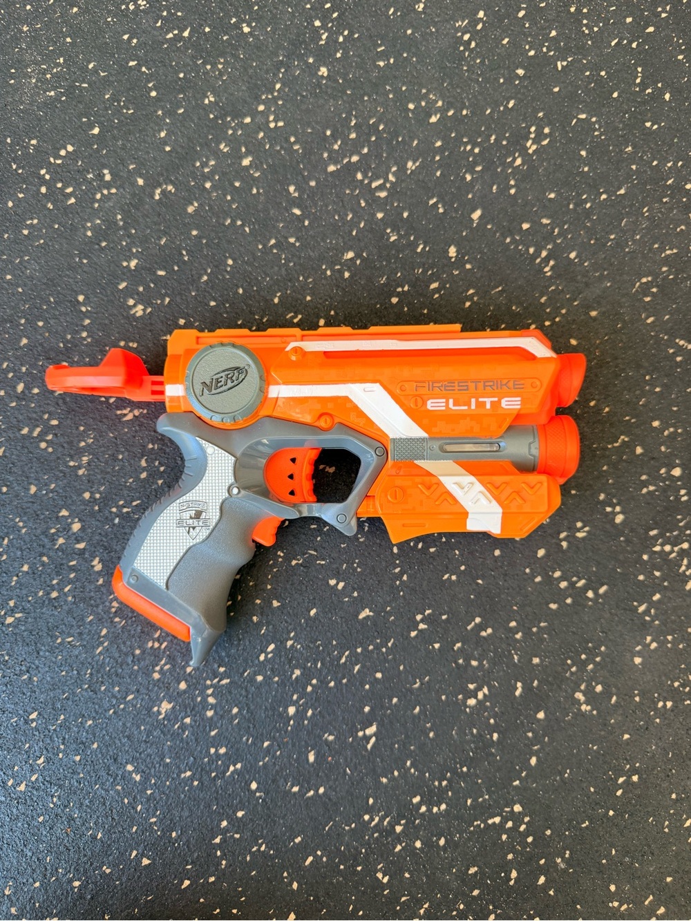 Nerf Elite Firestrike Pistol - Orange, Gray and White